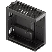 HAVN (HVN-CA-HS420-06) Black, Mid tower PC case, UniSheet glass, Up to 480mm GPU clearance, Supports up to 11 x 140mm fans, ATX, E-ATX, Micro-ATX, Mini-ITX