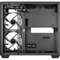 Aerocool (ACCM-ES01163.11) Mid tower PC case, Tempered glass, Up to 162mm GPU clearance, RGB,  Included fans 2x 140 mm, 4x 120 mm, ATX, Micro-ATX, Mini-ITX