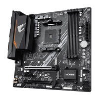 Gigabyte B550M AORUS ELITE Ultra Durable AMD AM4 Socket Motherboard, Micro-ATX, 4x DDR4 Slots, 2x M.2 Sockets, Fitted I/O Shield, GbE LAN, 1x DVI-D / 1x HDMI Port
