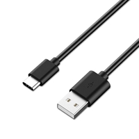 Prevo USBA-USBC-2M Data Cable, USB 2.0 Type-A (M) to USB 2.0 Type-C (M), 2m, Black, Fast Charging up to 2.1A / 5V, Nickel Plated Connectors, Superior Design & Performance, Retail Box Packaging