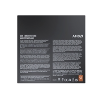 AMD Ryzen 5 7600X 4.7GHz 6 Core AM5 Processor, 12 Threads, 4.7GHz up to 5.3GHz Boost, 38MB Cache,105W, No Fan, Radeon Graphics