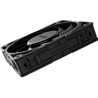 be quiet! Silent Wings Pro 4 PWM Black Fan, 120mm, 3000RPM, 4-Pin PWM Fan Connector, Black Frame, Black Blades, Optimized Fan Blades for the Highest Performance for Radiators & Heat Sinks, 3 Mounting Options, 3 Speed Switch