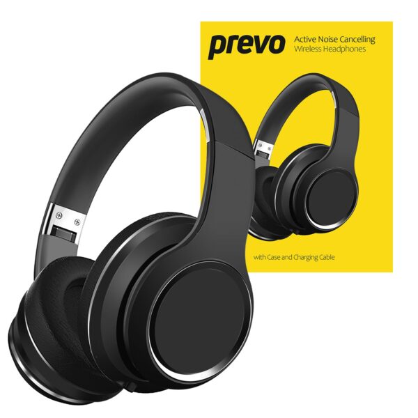 Prevo Active Noise Cancelling Wireless Headphones with Bluetooth 5.