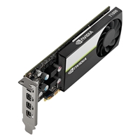 PNY NVIDIA Professional T1000 OEM Graphics Card, 4GB GDDR6, 896 CUDA Cores, 2.5 MHz TFLOPS, Single Fan Low Profile, 4x mini-DisplayPorts