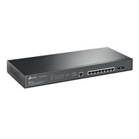 TP-Link JetStream TL-SG3210XHP-M2 8-Port 2.5GBASE-T and 2-Port 10GE SFP+ L2+ Managed Switch with 8-Port PoE+ (240W)