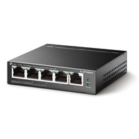 TP-Link TL-SF1005P 5-Port 10/100Mbps Metal Desktop PoE Switch with 4-Port PoE (58W)