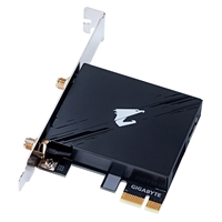 Gigabyte GC-WIFI7 Intel WiFi 7 5800Mbps Tri Band Wireless PCI-Express Card and Bluetooth 5.3 c/w Magnetic Ultra-high Gain Antenna