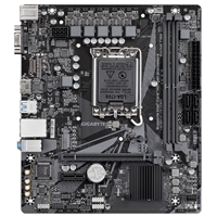 Gigabyte H610M H V3 DDR4 Ultra Durable Intel 1700 Socket Motherboard, Micro-ATX, 2x DDR4 Slots, 1x M.2 Socket, GbE LAN, 1x D-Sub / 1x HDMI Port