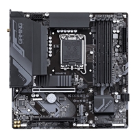 Gigabyte B760M GAMING X AX Intel 1700 Socket Motherboard, Micro-ATX, 4x DDR5 Slots, 2x M.2 Sockets, 1x USB-C Port, Fitted I/O Shield, 2.5GbE LAN, Wi-Fi 6E, 1x DisplayPort / 1x HDMI Port