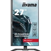 iiyama G-Master GB2770QSU-B6 Red Eagle 27 Inch Gaming Monitor, Black, WQHD, IPS, 180Hz, 0.2ms, FreeSync, HDMI, Display Port, USB Hub, Speakers, Int PSU, Height Adjustable, Pivot, VESA