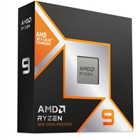 AMD Ryzen 9 9950X3D 16 Core AM5 Processor with Radeon Graphics, 4.3GHz up to 5.7GHz Turbo, 144MB Cache, 170W, No Cooler