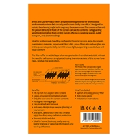 prevo 14-Inch Anti-Glare Laptop Privacy Screen Filter, Anti-Peep, Anti-Static, Blackout
