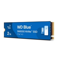 WD Blue SN5000 (WDS200T4B0E-00CNZ0) 2TB NVMe SSD, M.2 Interface, PCIe Gen4, 2280, Read 5150MB/s, Write 4850MB/s, 5 Year Warranty