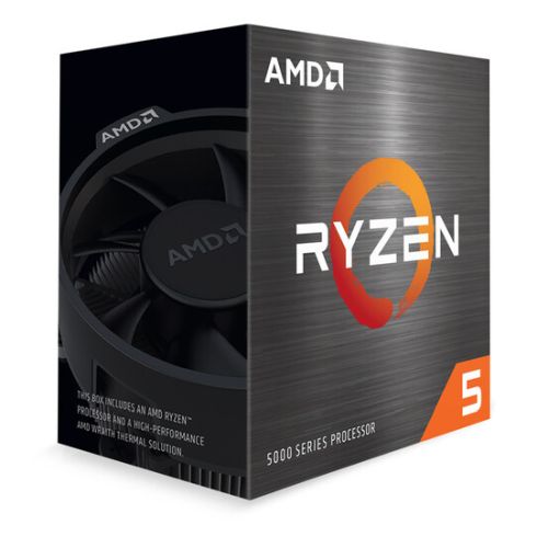 AMD Ryzen 5 5600 6 Core AM4 Processor, 12 Threads, 3.5Ghz up to 4.4Ghz Turbo, 32MB Cache, 65W, with Wraith Stealth Cooler, No Graphics