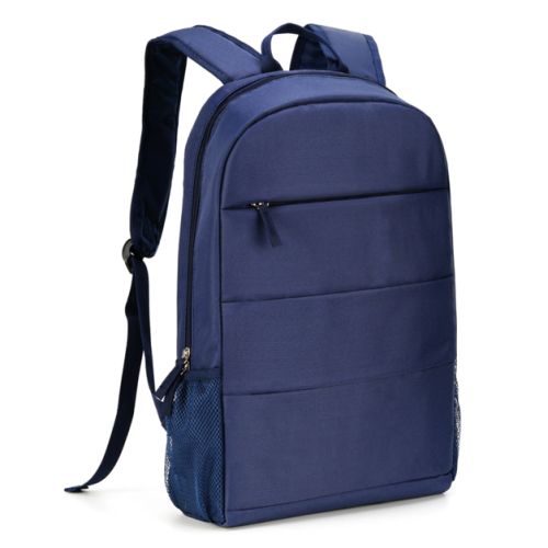 BUILDIT 15.6" Laptop Backpack, 2 Internal Compartments, Front Pocket, Blue, OEM
