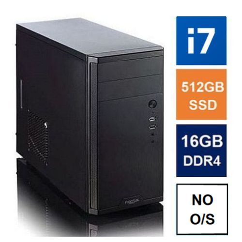 BUILDIT MATX Tower PC, Fractal Core 1100 Case, i7-14700, 16GB DDR4, 512GB SSD, Corsair 550W, No Optical, KB & Mouse, No Operating System