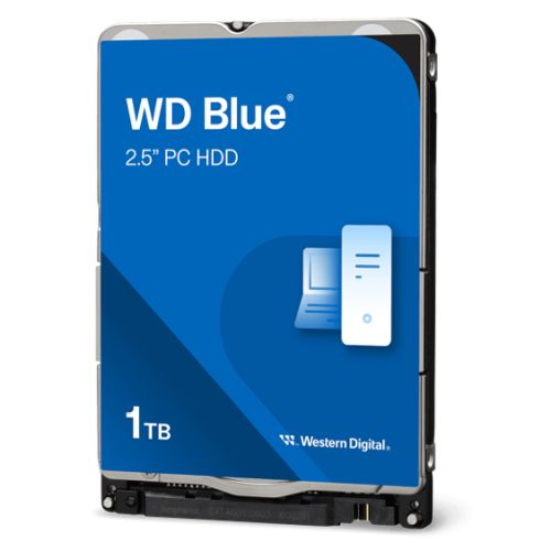 WD Blue WD10SPZX 1TB 2.5" 5400RPM 128MB Cache SATA III Internal Hard Drive