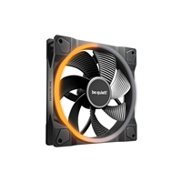 Be Quiet! (BL134) Light Wings 14cm PWM Reverse Blade ARGB Case Fan, Rifle Bearing, 20 LEDs, Front & Rear Lighting, Daisy-Chain, Up to 1300 RPM, Black