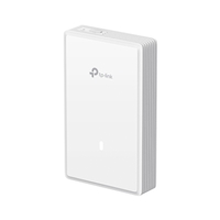TP-LINK (EAP725-WALL) BE3600 Dual Band Wall Plate Wi-Fi 7 Access Point, PoE, 2.5GB Ports, 160MHz Bandwidth, Omada Mesh, Multi-RUs