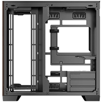 ANTEC Constellation C8 Dual Chamber Case, Gaming, Curve Wood, Full Tower, 2 x USB 3.0 / 1 x USB Type-C, Super wide angle single curved glass with exotic wood, E-ATX, ATX, Micro ATX, ITX