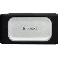 Kingston XS2000 2TB Pocket Size External SSD, USB 3.2 Gen2x2 Type-C, IP55 Water & Dust Resistant, Ruggedised Sleeve for Drop Protection