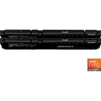 Kingston FURY Beast (KF556C36BBEK2-128)128GB (64GB x2),  DDR5 5600MT/s Memory DIMM - Black