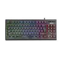 Marvo Scorpion Keyboard and Mouse Bundle featuring Marvo Scorpion K607 TKL Layout Multimedia USB 2.0 Wired 3 Colour Backlit Gaming Keyboard & Marvo Scorpion M292 Capo 20 USB RGB Programmable Gaming Mouse
