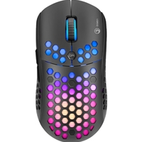 Marvo Scorpion G961 RGB Gaming Mouse, USB, Unique Honeycomb Design Weighing in at Just 75g, Adjustable up to 12000 DPI, Pixart 3327 Gaming Grade Optical Sensor with 6 Programmable Buttons