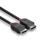 Lindy 36493 3m DisplayPort (M) 1.2 Black Line 4096x2160@60Hz Cable - Black