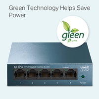 TP-Link LiteWave LS105G 5-Port 10/100/1000Mbps Metal Gigabit Desktop Network Switch
