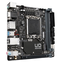 Gigabyte H610I DDR4 Ultra Durable Intel 1700 Socket Motherboard, Mini-ITX, 2x DDR4 Slots, 1x M.2 Socket, GbE LAN, 1x D-Sub / 2x DisplayPorts / 1x HDMI Port