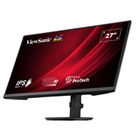 Viewsonic VA2708-HDJ 27 Inch IPS Monitor, Full HD, 100Hz, 5ms, VGA, HDMI, Display Port, Height Adjust, Pivot, Swivel, Int PSU, VESA