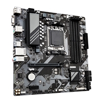 Gigabyte A620M DS3H Ultra Durable AMD AM5 Socket Motherboard, Micro-ATX, 4x DDR5 Slots, 1x M.2 Socket, 1x USB-C Port, GbE LAN, 1x D-Sub / 1x DisplayPort / 1x HDMI Port