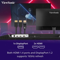 Viewsonic OMNI VX2779-HD-PRO  27 Inch IPS Gaming Monitor, Full HD, 180Hz, 1ms,  2x HDMI, DisplayPort, Freesync, HDR10, VESA