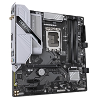 Gigabyte B760M GAMING PLUS WIFI DDR4 Intel 1700 Socket Motherboard, Micro-ATX, 4x DDR4 Slots, 2x M.2 Sockets, 1x USB-C Port, Fitted I/O Shield, GbE LAN, Wi-Fi 6, 1x DisplayPort / 1x HDMI Port