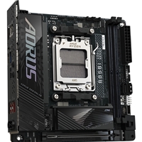 Gigabyte B850I AORUS PRO AMD AM5 Socket Motherboard, Mini-ITX, 2x DDR5 Slots, 2x M.2 Sockets, 2x USB-C Port, Fitted I/O Shield, 2.5GbE LAN, Wi-Fi 7, 1x HDMI Port