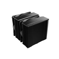 be quiet! Pure Rock Pro 3 CPU Cooler, Black, Universal Socket, 2 x Pure Wings Fans, 2000RPM, only 34.8dB(A) at maximum fan speed, 250W TDP, 3-year manufacturer's warranty