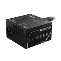 Gigabyte 750W 80+ Bronze Certified Power Supply, Silent 120mm FDB Fan, Soft-Textured Cables, Single +12V Rail, Advanced Protection, 3-Year Warranty
