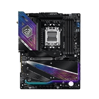 Asrock PHANTOM GAMING X870 Nova WiFi AMD Socket AM5 Motherboard, 4 x DDR5 DIMM Slots, 1 x Vertical M.2 Socket, 2 x USB4 Type-C, 5G LAN, 802.11be Wi-Fi 7 Module, 1 x HDMI Port