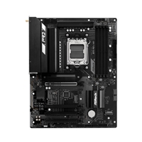 ASRock X870 Pro-A WiFi AMD AM5 Socket Motherboard, 4 x DDR5 DIMM Slots, 1 x M.2 Socket (Key E), 2 x USB4 Type-C, 2.5G LAN, 802.11be Wi-Fi 7 Module, 1 x HDMI Port