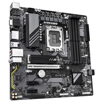 Gigabyte B760M DS3H GEN5 Intel Socket 1700 Motherboard, Micro ATX, 4x DDR5 Slots, 2x M.2 Sockets, 1x USB-C Port, 2.5GbE LAN, 1x D-Sub / 1x DisplayPort / 1x HDMI Port