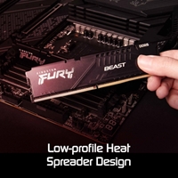Kingston FURY Beast (KF560C36BBEK2-16) 16GB (8GB x 2) System Memory, 6000MT/s, DDR5, CL36, DIMM, Black