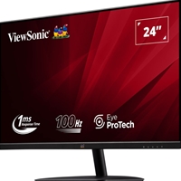 Viewsonic VA2432-H-2 24 Inch IPS Frameless Monitor,  Full HD, LED, Widescreen, 100Hz, 1ms, VGA, HDMI, VESA