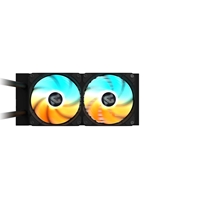 GIGABYTE GP-GIGABYTE Gaming 240 All-in-One Liquid CPU Cooler with 240mm Radiator, ARGB Lighting, Teflon Tubing and Magnetic Rotating Cover