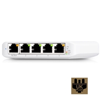 <B>PLEASE NOTE THAT THIS PRODUCT INCLUDES A FITTED UK PLUG</B><br/><br/>5-Port managed Gigabit Ethernet switch powered by 802.3af/at PoE or 5V