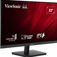 Viewsonic VA3209-2K-MHD 32 Inch IPS Frameless Monitor, 2K, 75Hz, 4ms, HDMI, DisplayPort, HD, Built-In Speakers, VESA
