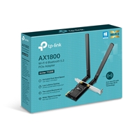 Boost your internet speed and connectivity with the TP-Link Archer TX20E AX1800 Dual Band Wi-Fi 6 Bluetooth 5.2 PCI Express Adapter. Experience lightning-fast wireless performance and seamless connectivity for your desktop computer. This cutting-edge adapter supports the latest Wi-Fi 6 technology