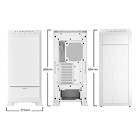be quiet! Dark Base Pro 901 Full Tower Gaming PC Case, White, 4x USB 3.2 Type A, Interchangeable Top Cover and Front Panel, Touch Sensitive Controller, 3x Silent WIngs 4 PWM Fans, ARGB Lighting