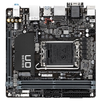 Gigabyte H610I DDR4 Ultra Durable Intel 1700 Socket Motherboard, Mini-ITX, 2x DDR4 Slots, 1x M.2 Socket, GbE LAN, 1x D-Sub / 2x DisplayPorts / 1x HDMI Port