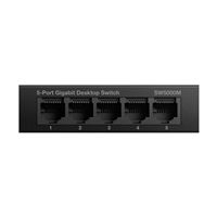 <b>The 5-Port Gigabit Switch SW5000M</b> allows you to expand your Gigabit wired connection at your Home. With the metal compact and stylish Switch